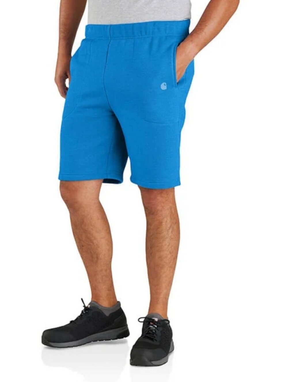 Men's Carhartt Relaxed Fit Midweight Fleece Shorts, Small, Blue - Picture 1 of 9